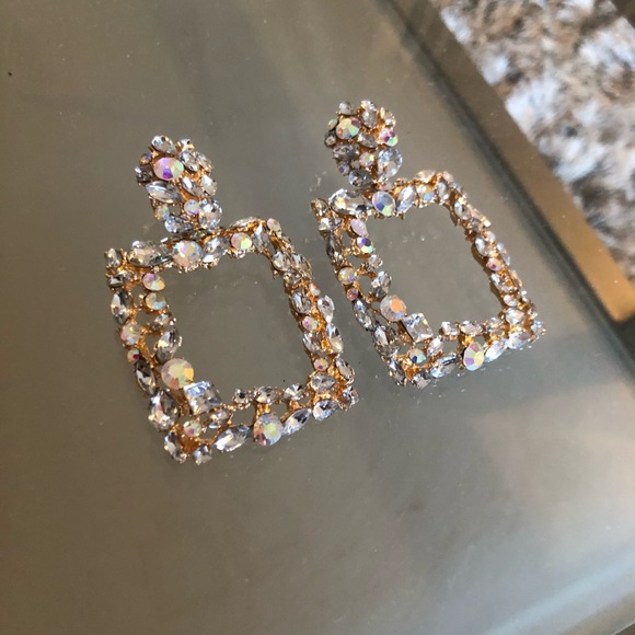 Zara rhinestone earrings - Picture 5 of 7